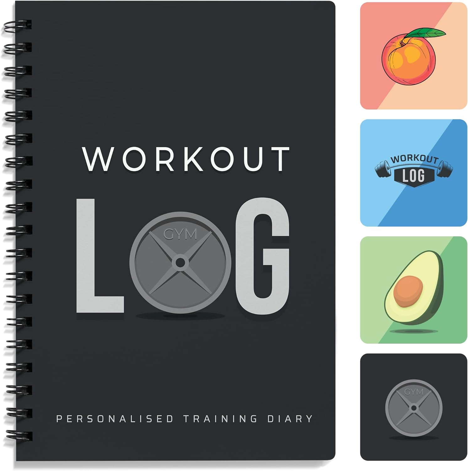 Daily Fitness Tracker: A5 Workout Planner and Goal Setting.