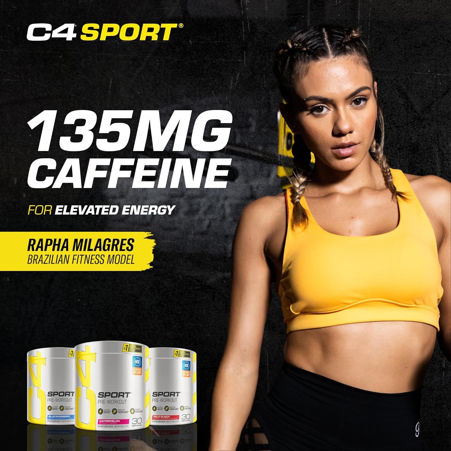 Enhance Your Exercise Routine with Cellucor C4 Sport Blue Raspberry Powder