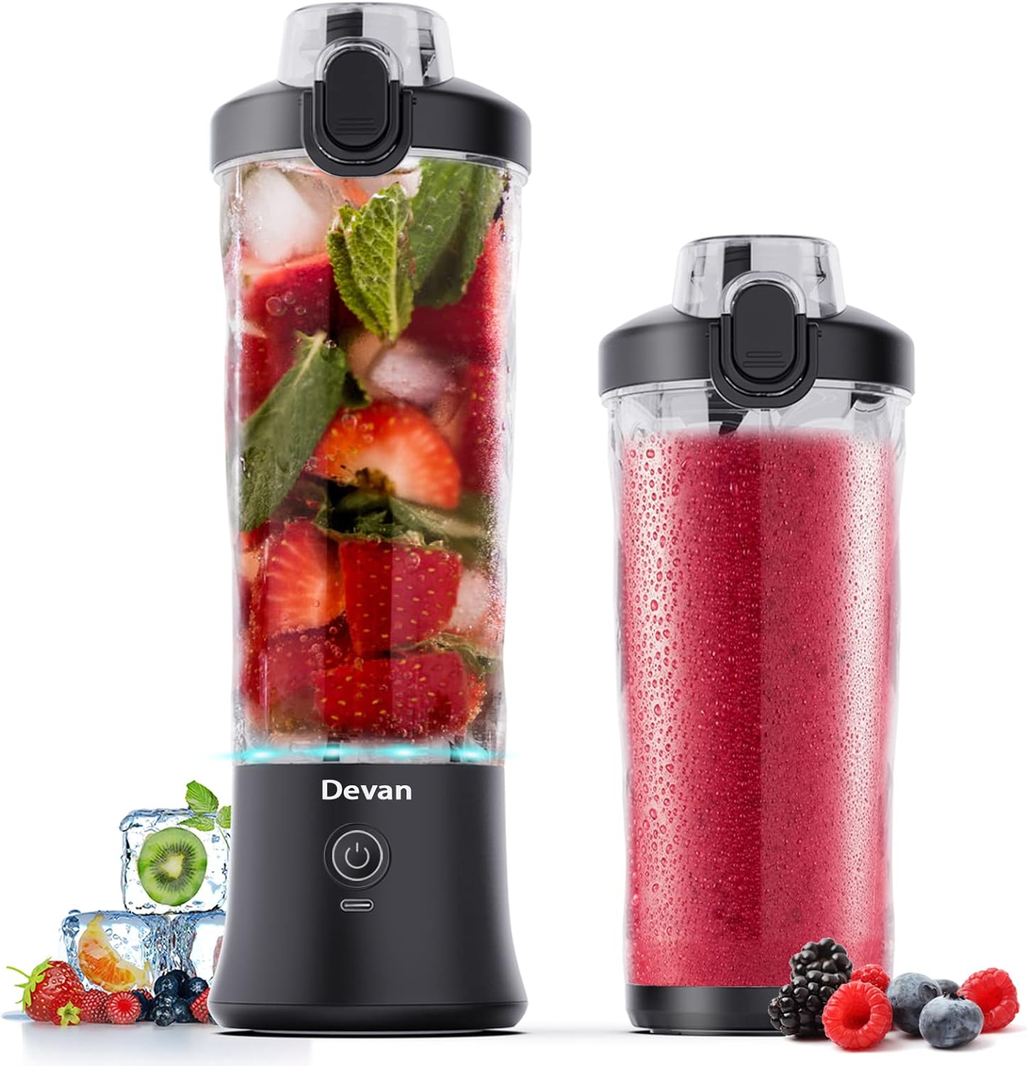 Transportable USB Rechargeable Blender: 270W, 20oz BPA-Free for Smoothies!